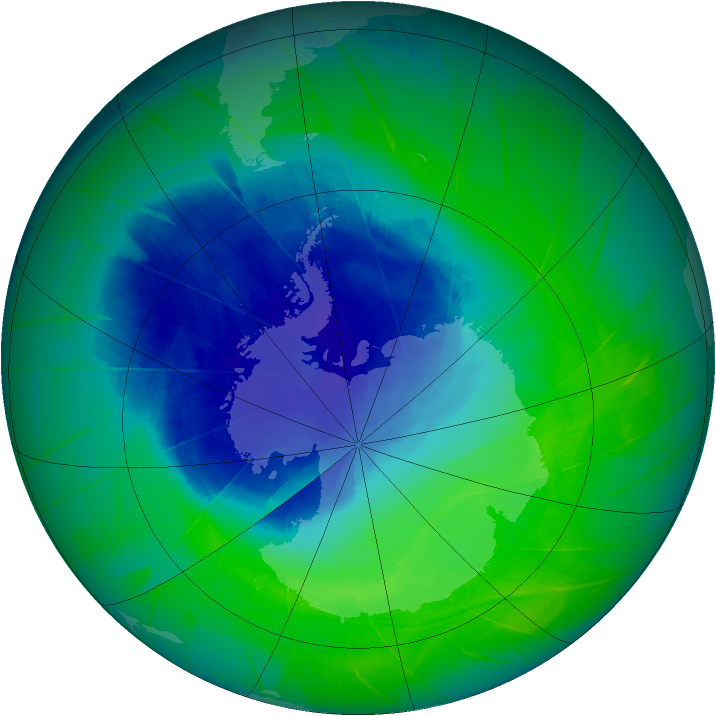 Ozone Map 2009-11-22